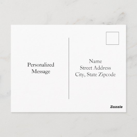 Carte Postale Aquarelle Fraise (Dos)