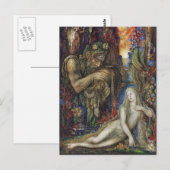 Carte Postale Aquarelle Galatea Gustave Moreau (Devant / Derrière)