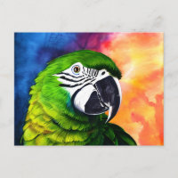 Aquarelle générée par l'IA mignonne Style perroque