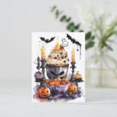 Carte Postale Aquarelle Halloween Sweets (Debout devant)
