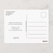 Carte Postale Aquarelle JÉSUS M'A RANSOMÉ Joyeux Pâques (Dos)