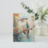 Carte Postale Aquarelle Kookaburra (Debout devant)