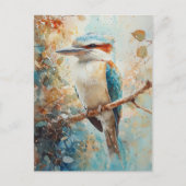 Carte Postale Aquarelle Kookaburra (Devant)