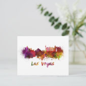 Carte Postale Aquarelle Las Vegas (Debout devant)