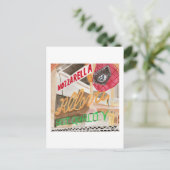 Carte Postale Aquarelle Little Italy Deli Window (Debout devant)