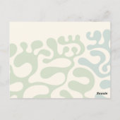 Carte Postale Aquarelle mariage Barbecue - Enregistrer la date (Dos)