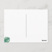 Carte Postale Aquarelle Merci Ananas (Dos)