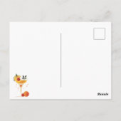 Carte Postale Aquarelle mignonne Cactus mexicain heureux Cinco d (Dos)