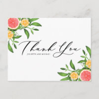 Aquarelle Oranges et Grappes Merci d'été