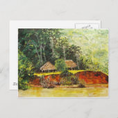 Carte Postale Aquarelle Panama (Devant / Derrière)