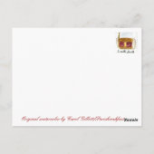 Carte Postale Aquarelle Paris Pâtisserie (Dos)