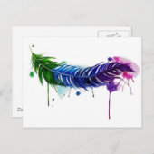 Carte Postale Aquarelle Peinte (Devant / Derrière)