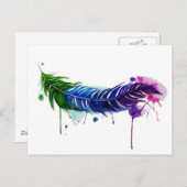 Carte Postale Aquarelle Peinte (Devant / Derrière)