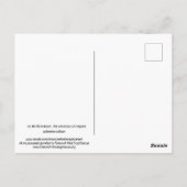 Carte Postale aquarelle peinture fleurs de bré + expression opti (Dos)