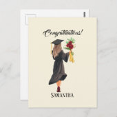 Carte Postale Aquarelle personnalisée (Devant / Derrière)