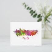 Carte Postale Aquarelle Perth (Debout devant)