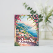 Carte Postale Aquarelle Ravello (Debout devant)