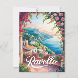 Carte Postale Aquarelle Ravello