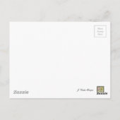 Carte Postale Aquarelle rose pâle (Dos)