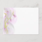 Carte Postale Aquarelle rose pâle (Devant)