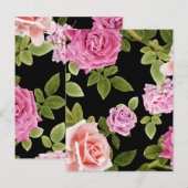Carte Postale Aquarelle Roses 20 (Devant / Derrière)