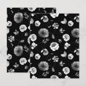 Carte Postale Aquarelle Roses 33 (Devant / Derrière)