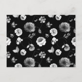 Carte Postale Aquarelle Roses 33 (Dos)