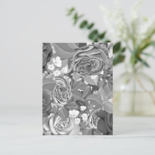 Carte Postale Aquarelle Roses 39