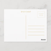 Carte Postale Aquarelle Serez-Vous Ma Demande Flower Girl (Dos)