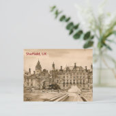 Carte postale - Aquarelle - Sheffield, Royaume-Uni (Debout devant)