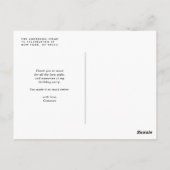 Carte Postale Aquarelle sous le thème de la mer Anniversaire Mer (Dos)