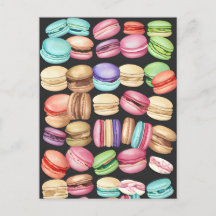 Aquarelle tendance et artistique Macarons Motif