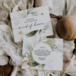 Carte Postale Aquarelle vert or Maid of Honor Proposition<br><div class="desc">Posez la question avec cette belle carte ! Modifiez facilement le nom et le message à l'arrière - puis ajoutez au panier ! Cet élégant design présente un bouquet d'aquarelle douce composé d'eucalyptus, de verdure et d'ornements dorés. Cliquez sur le bouton Personnaliser et "Cliquez pour customiser plus loin" pour modifier...</div>
