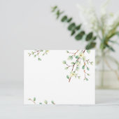 Carte Postale Aquarelle vert pâle (Debout devant)