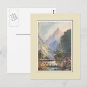 Carte Postale Aquarelle victorienne (Devant / Derrière)