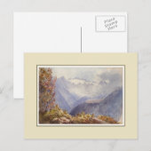 Carte Postale Aquarelle victorienne (Devant / Derrière)