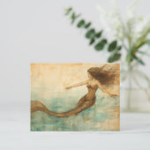 Carte Postale Aquarelle Vintage (Debout devant)