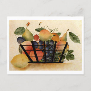 Carte Postale Aquarelle vintage : nature morte de Kaspar Hauser