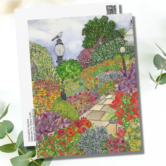 Carte Postale Aquarelle Washington D.C.