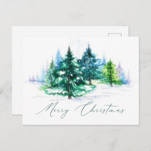 Carte Postale Aquarelles (Devant / Derrière)