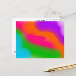 Carte Postale Aquarelles de Sherbet