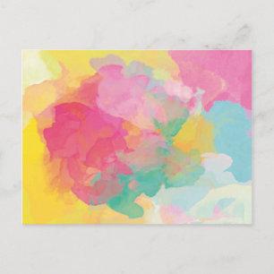Carte Postale Aquarelles Pastel