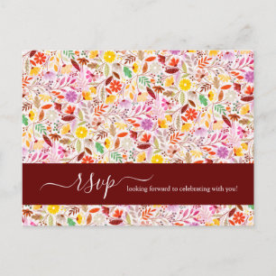 Carte Postale Aquarelles Vibrantes Fleurs de Tulipes d'Été Maria