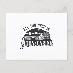 Carte Postale Aquarist Tout Ce Dont Vous Avez Besoin Est Aquasca