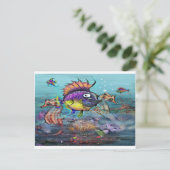 Carte Postale Aquarium (Debout devant)