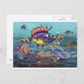 Carte Postale Aquarium (Devant / Derrière)