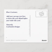 Carte Postale Aquarium moderne (Dos)