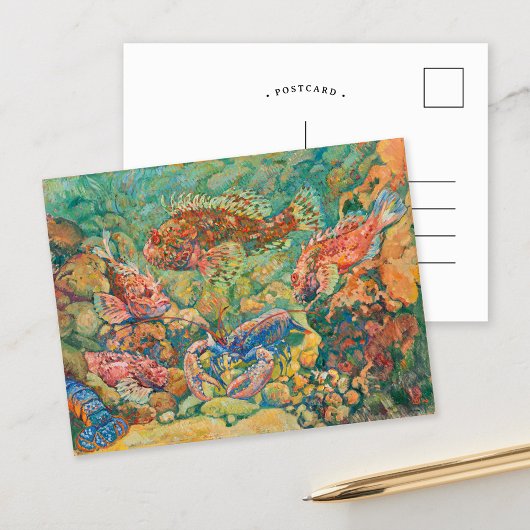 Carte Postale Aquarium | Théo van Rysselberghe