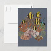 Carte Postale Aquarium Vintage (Devant / Derrière)