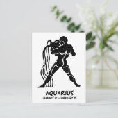 Carte Postale Aquarius (Debout devant)